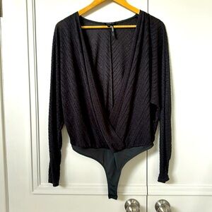 3/$15! Dynamite Deep V Neck Body Suit. Size L